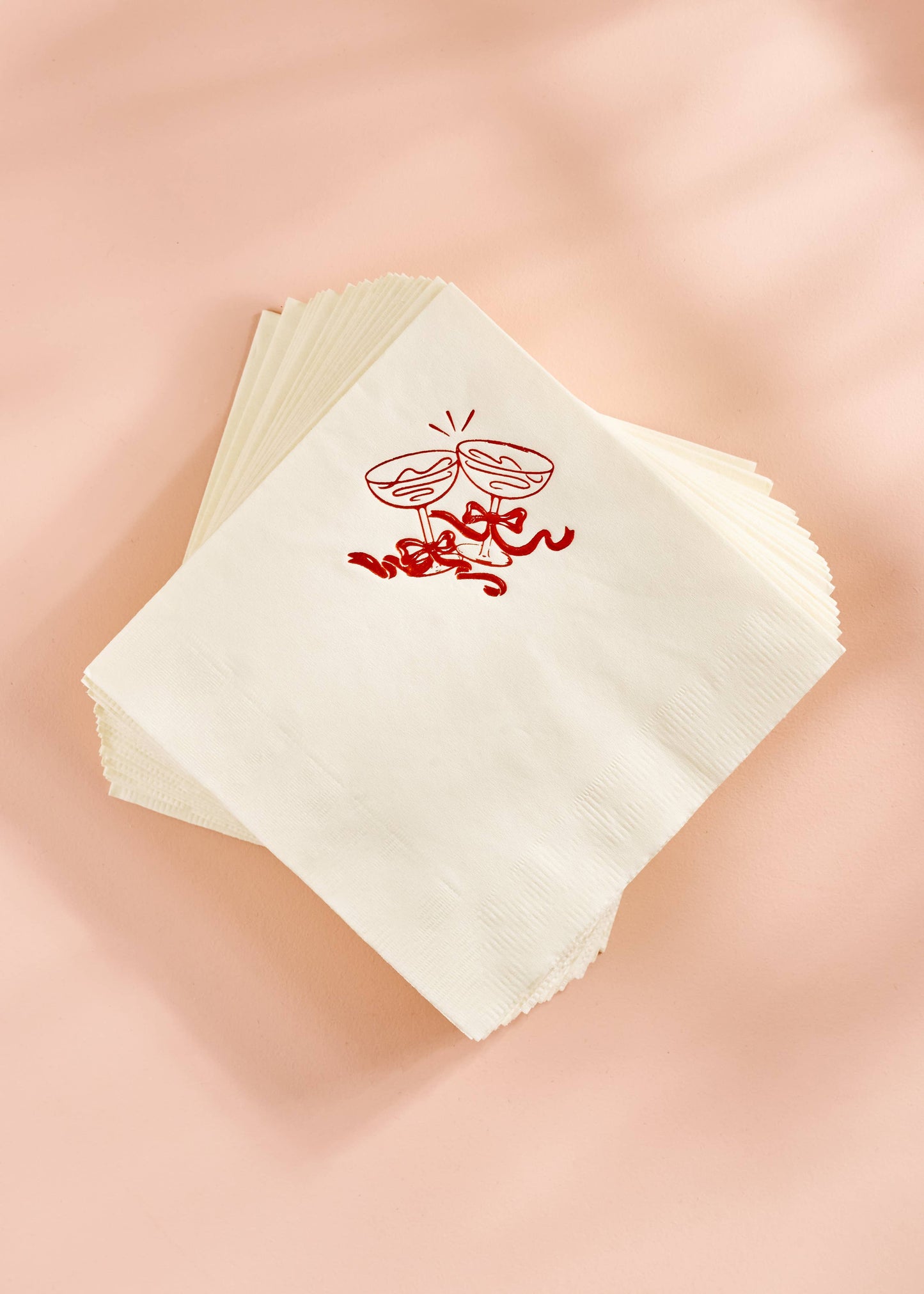 Cheers Cocktail Paper Beverage Napkin