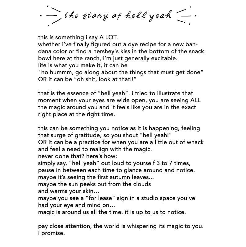 "hell yeah" heritage bandana