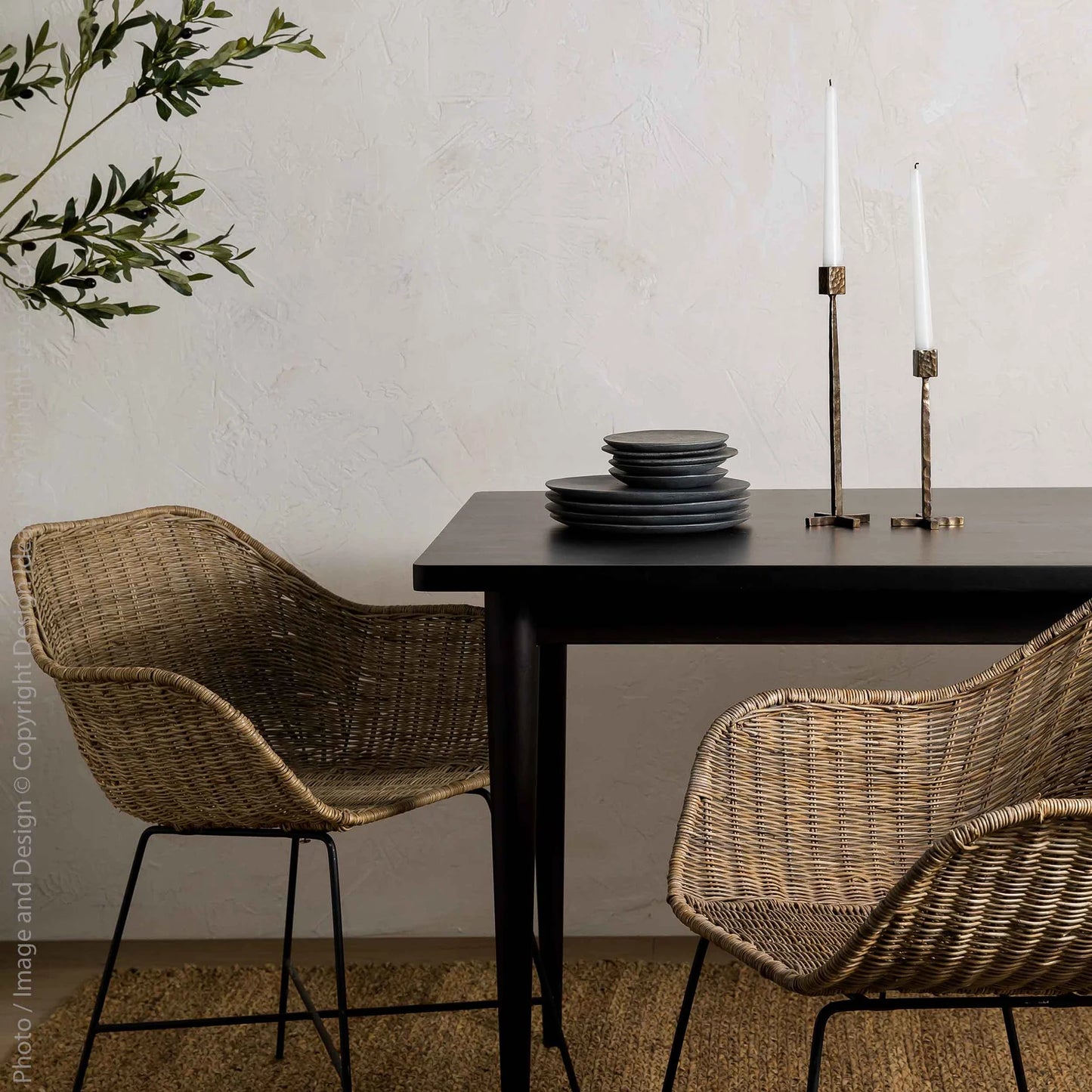 Rayburn Taper Candle Holder 10 inch