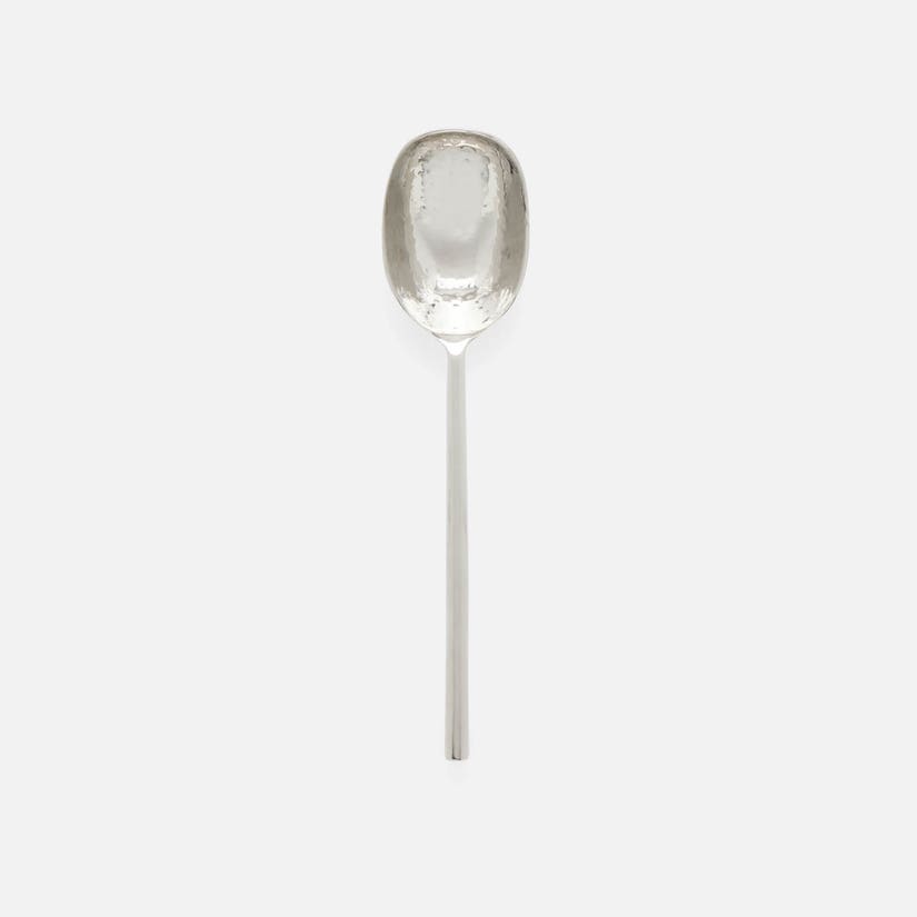 Jupiter Polished Silver Med Serving Spoon