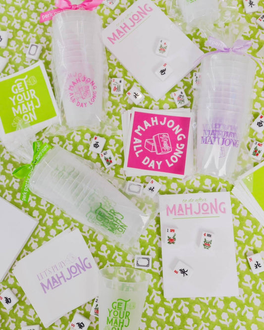 Mahjong All Day Long Reusable Frost Flex Cups