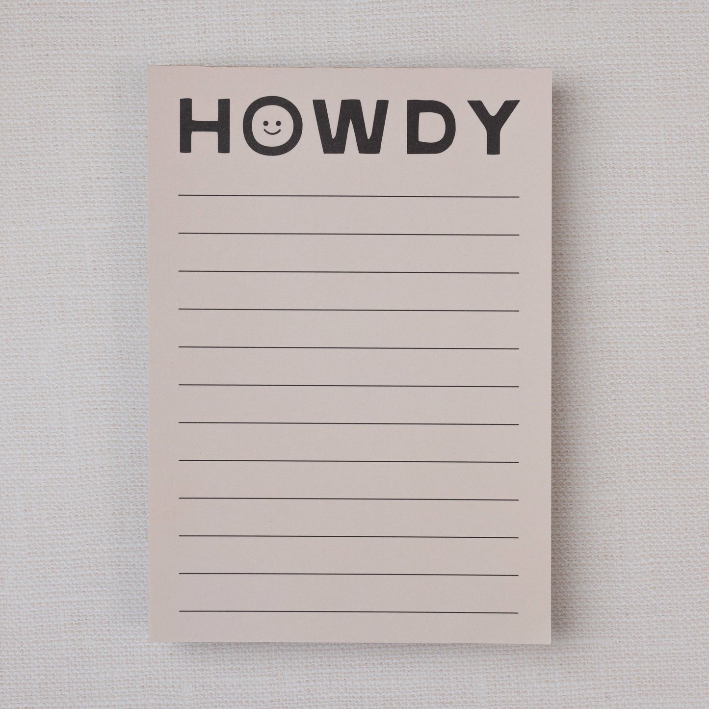 Happy Little Howdy Notepad