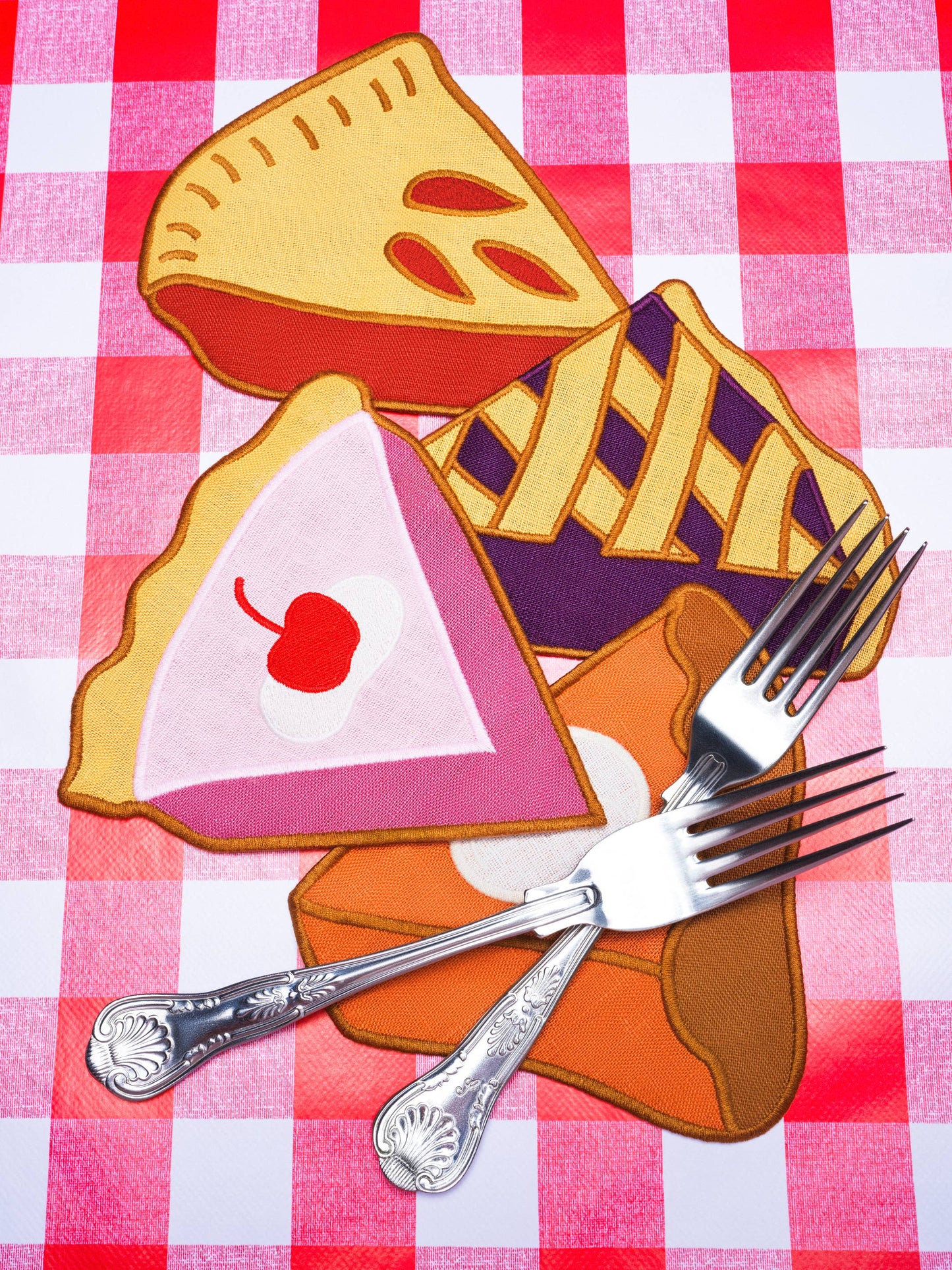 Pie Cocktail Napkins - Set of 4