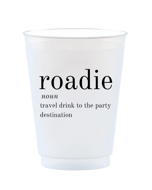 Roadie Definition Reusable Frost Flex Cups