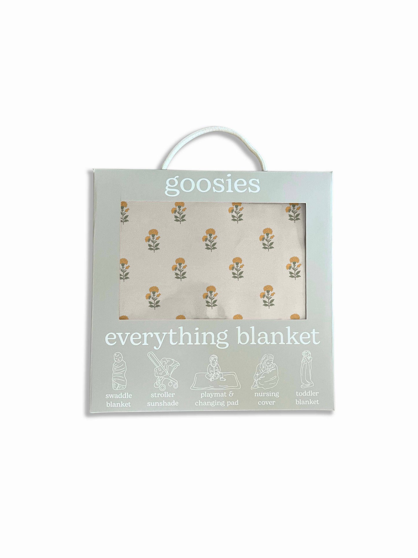 Marigold Block Print - Everything Blanket