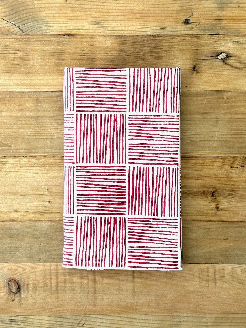 Table Runner - Red Striped