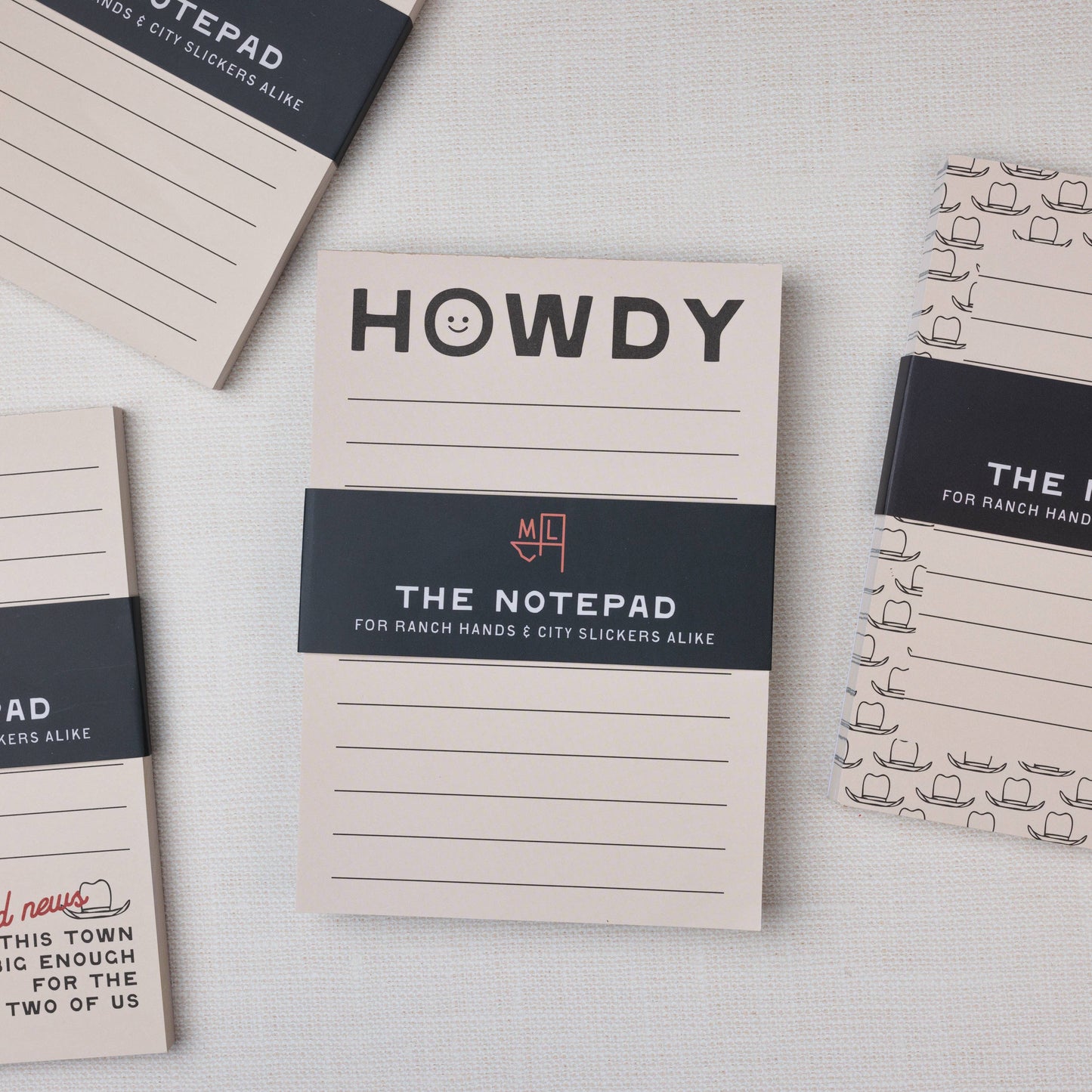 Happy Little Howdy Notepad