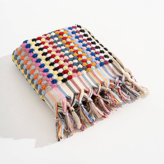 Pompom Bubble Handloomed Turkish Hand Towels