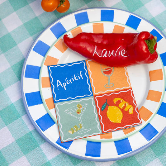 Bon Aperitif Recycled Paper Cocktail Napkins