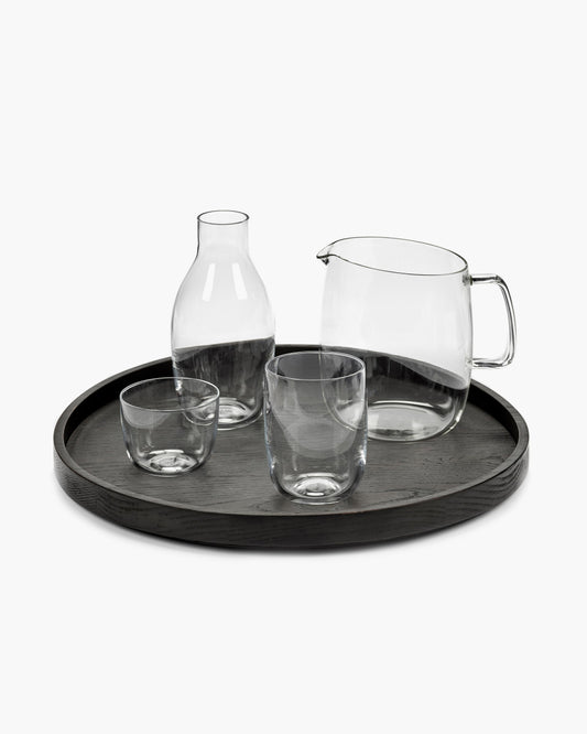 Black Round Passe Tray