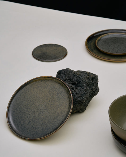 Grey Stone Ware Plate