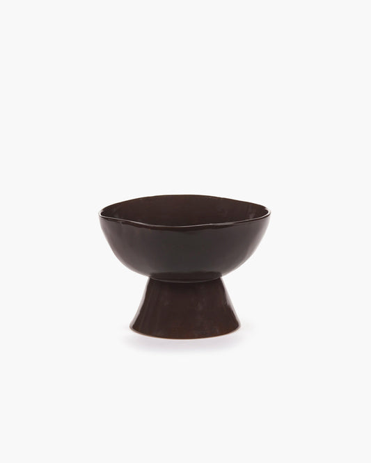 High Bowl Large Dark Brown