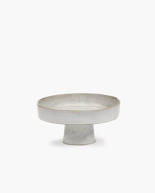 Deep Plate Footed Off White