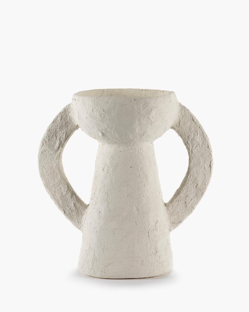 VASE White Earth Handles