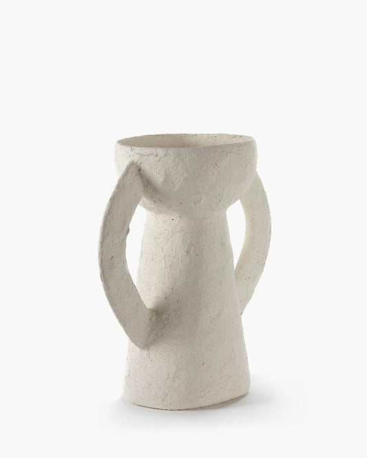 VASE White Earth Handles