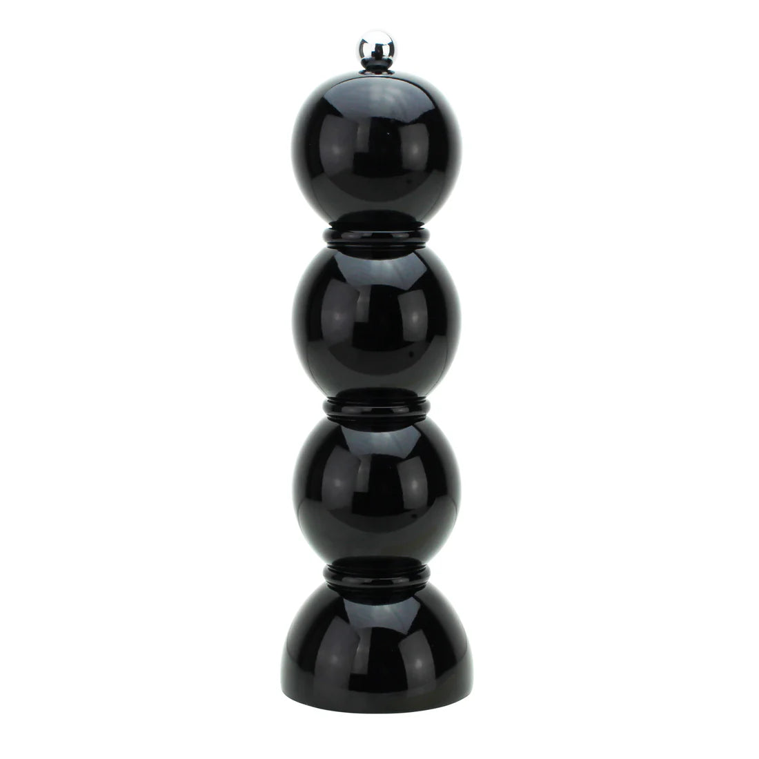 Black Bobbin Salt or Pepper Mill