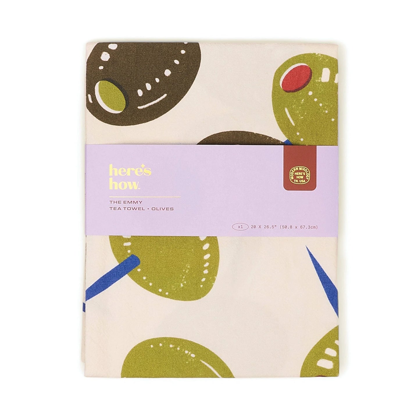 The Emmy Tea Towels-Olives