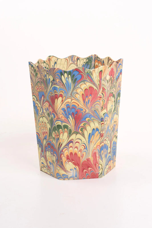 Marbled Scallop Waste Basket