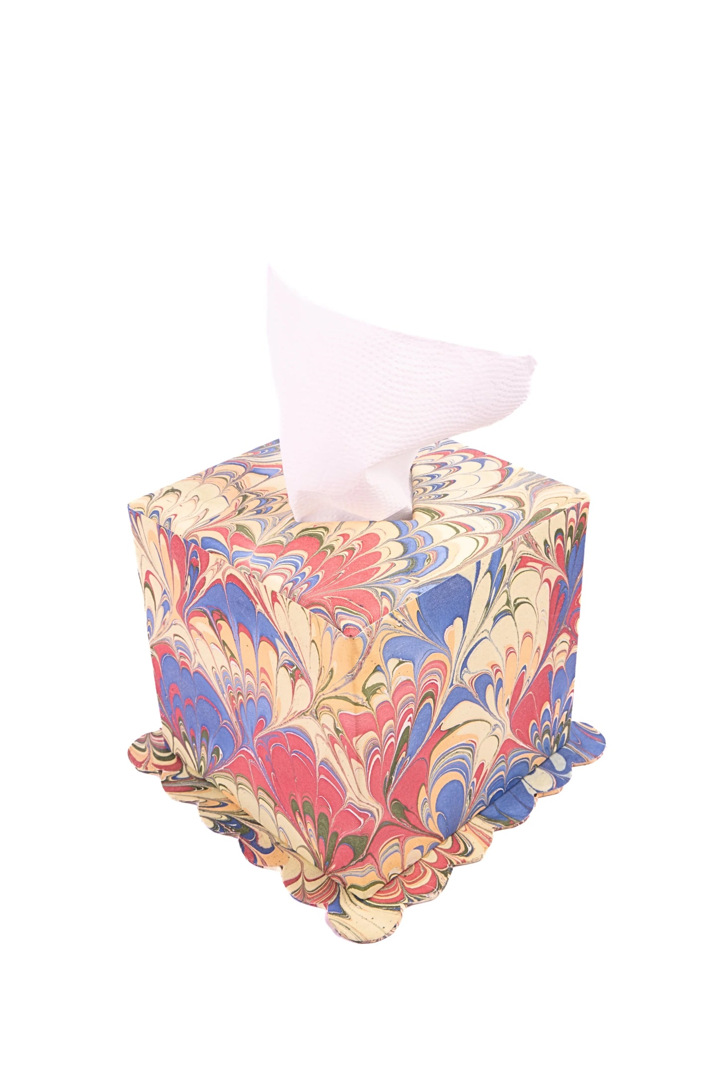Marbled Scallop Tissue Box Cover