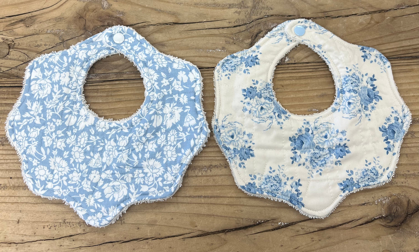 Scalloped Baby Bibs