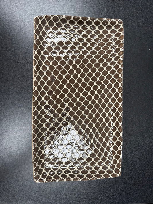 Small Stacking Rectangle Taj Chestnut