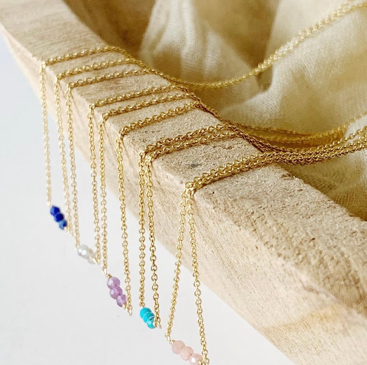 Three Stone Necklace