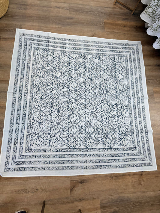 Hand Block Printed Square Table Cloth