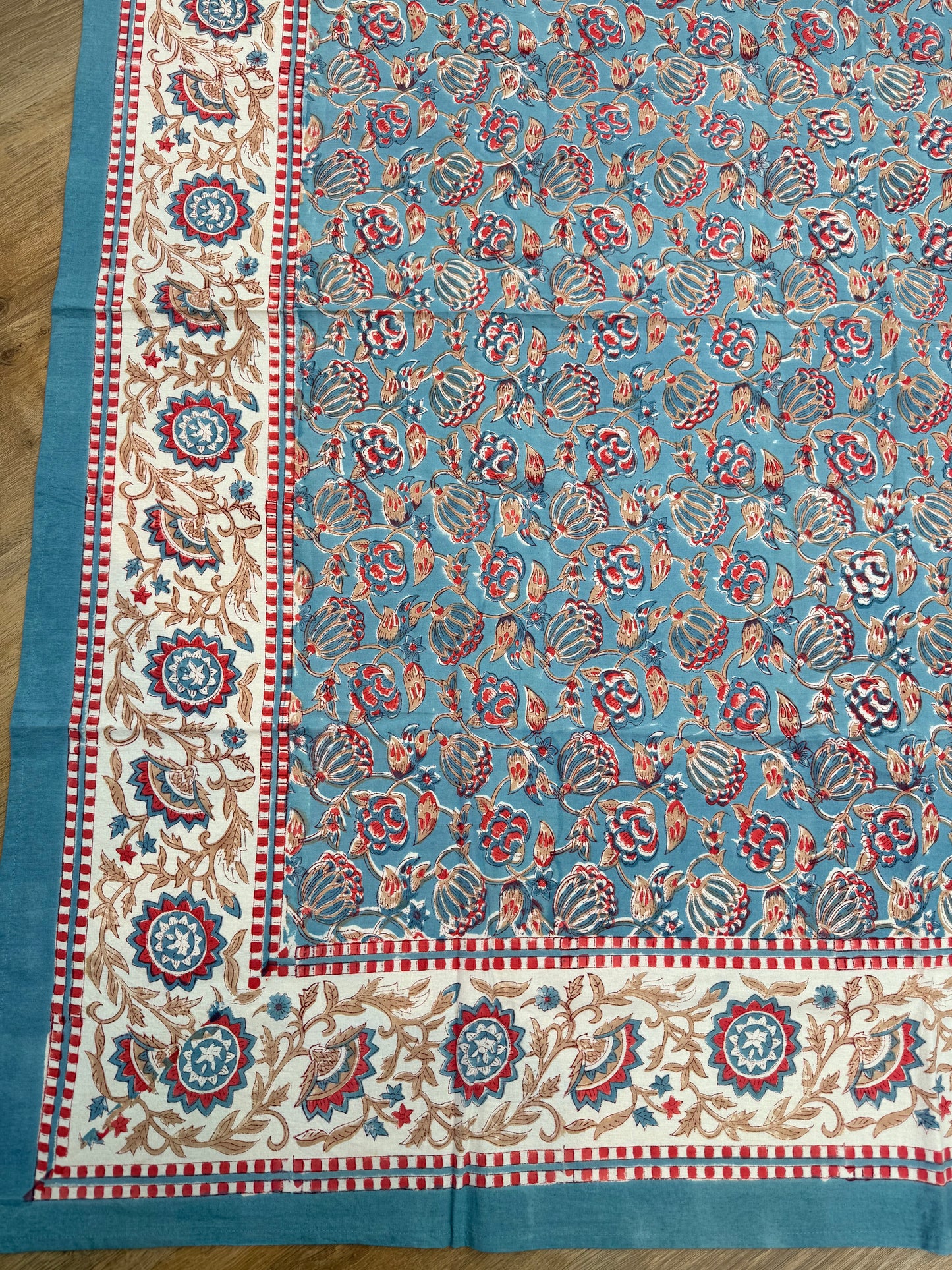 Hand Block Printed Square Table Cloth