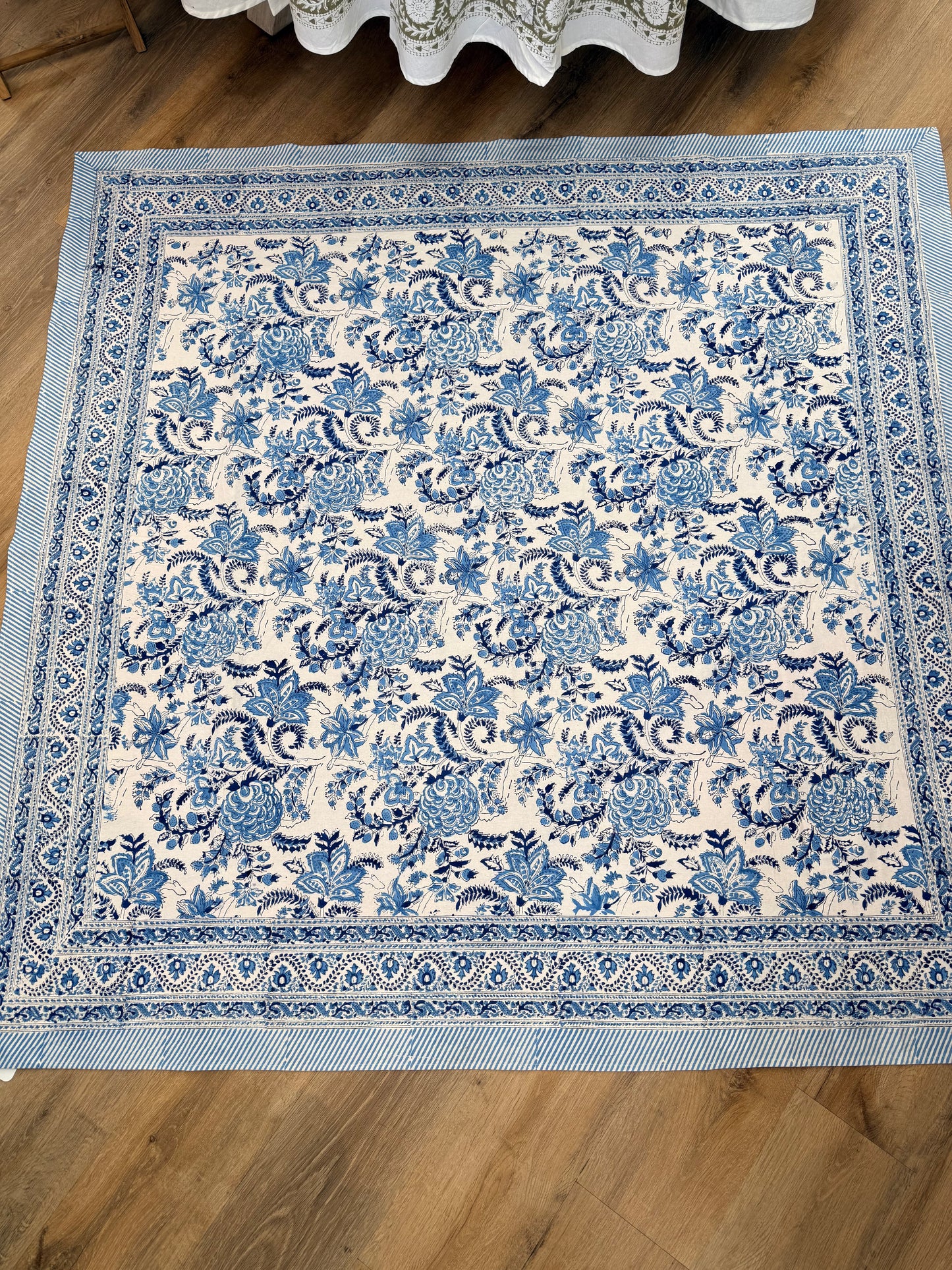 Hand Block Printed Square Table Cloth