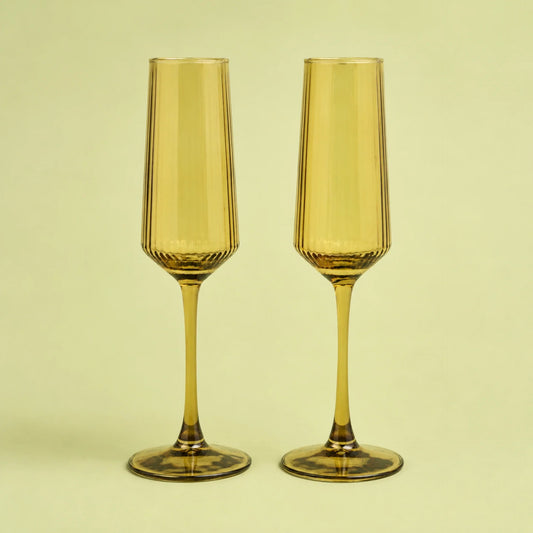 The Luna Champagne Flutes Set/2