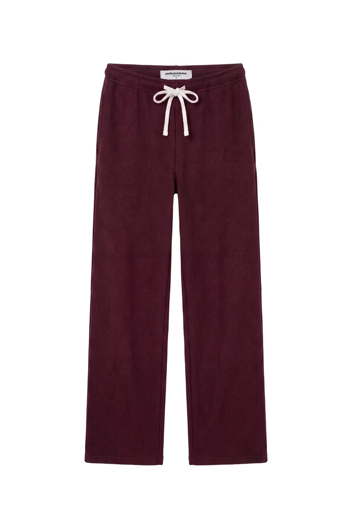 Zadie Cotton Pants- Cherry