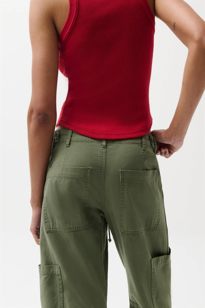 Sabrina Curved Utility Pant-Meadow