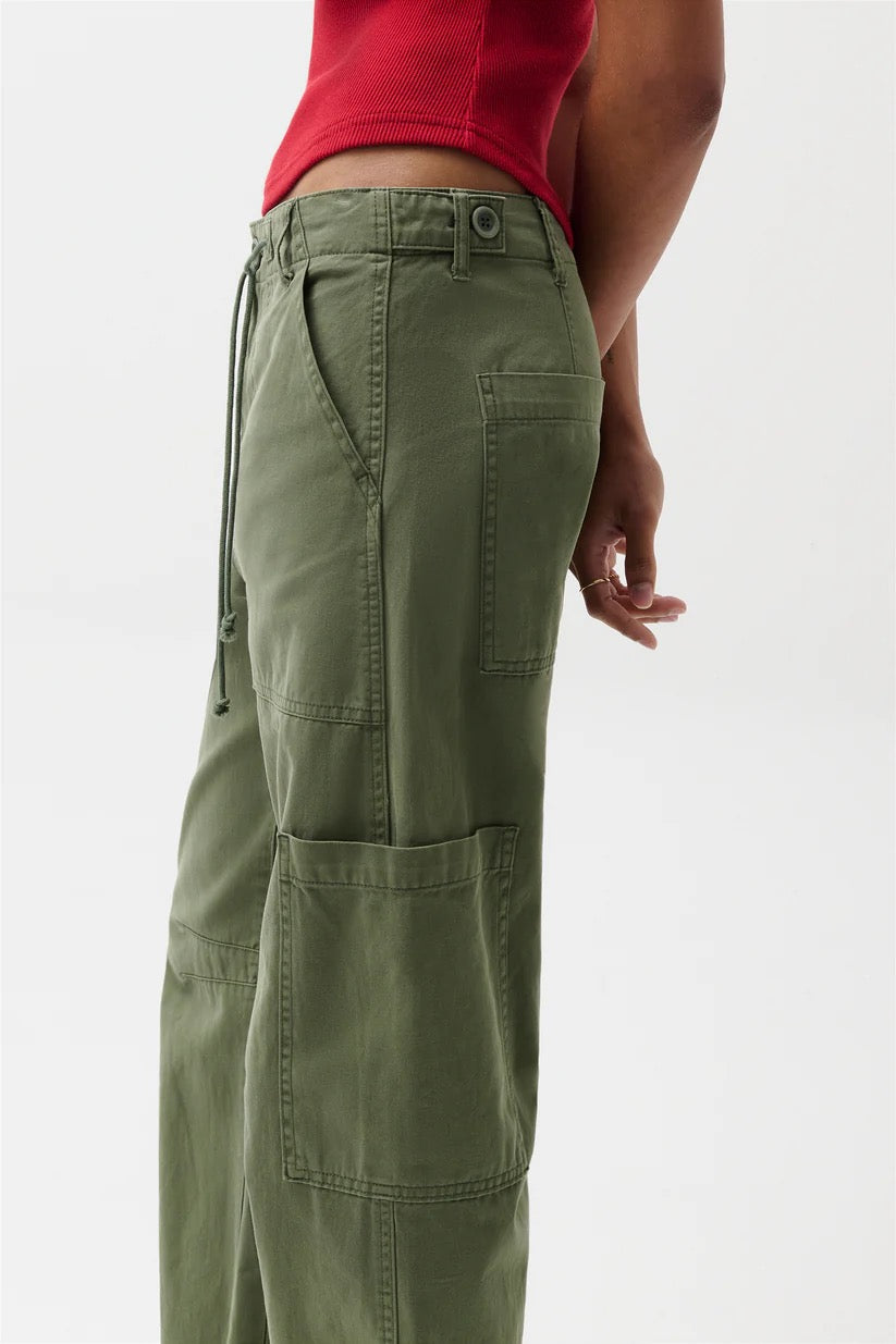 Sabrina Curved Utility Pant-Meadow