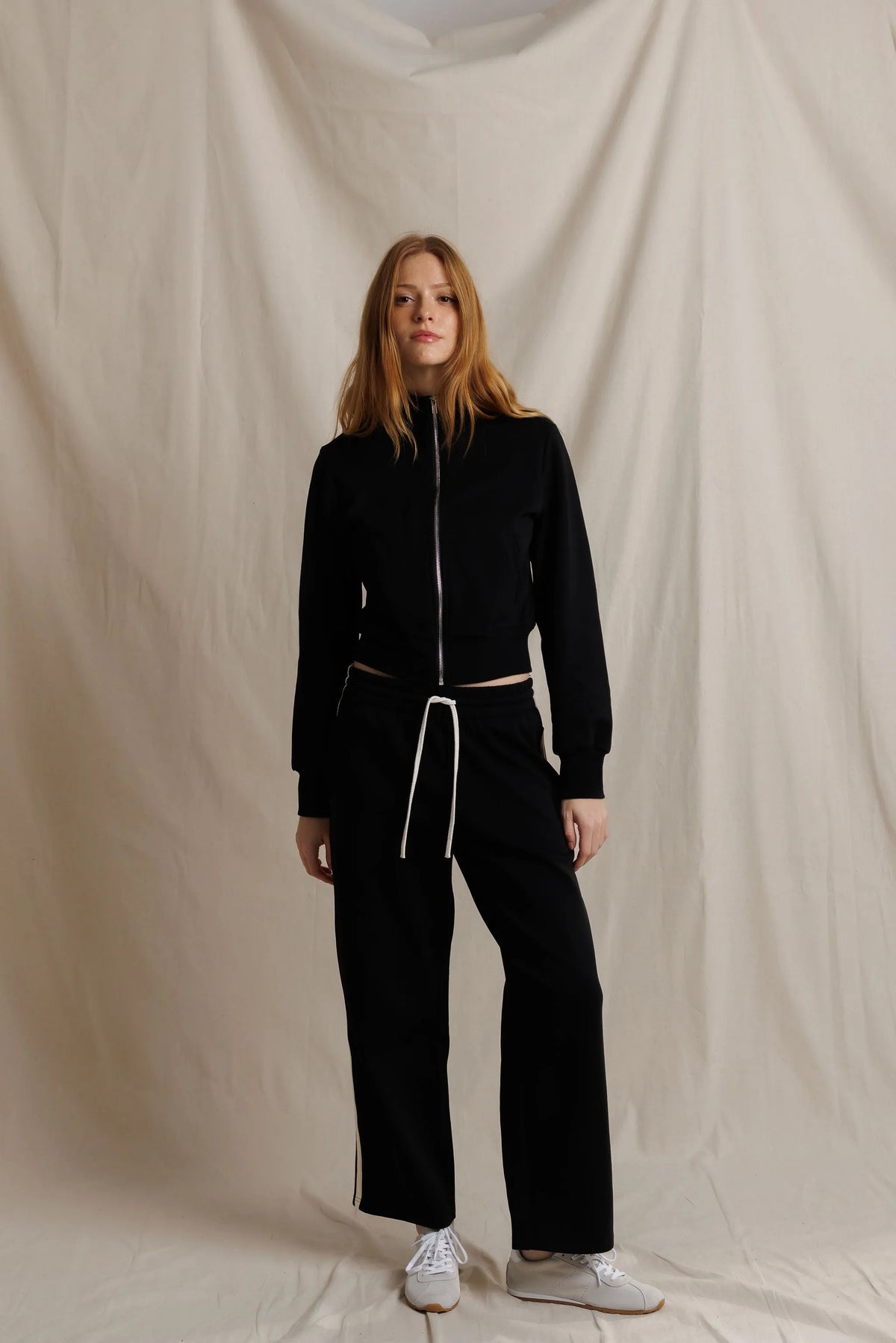 Milana Travel Track Jacket- True Black
