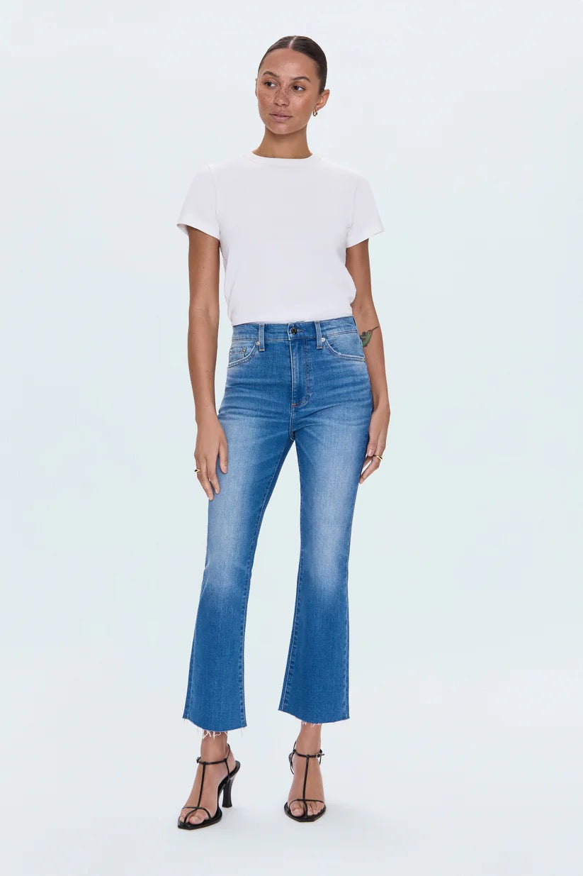 Lennon High Rise Crop Boot Jean