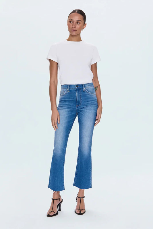 Lennon High Rise Crop Boot Jean