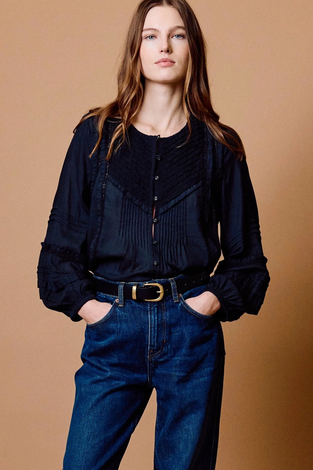 Theodora Top- Black