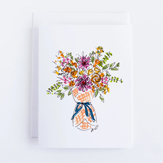 Burlap and Blooms Notecard Set/10