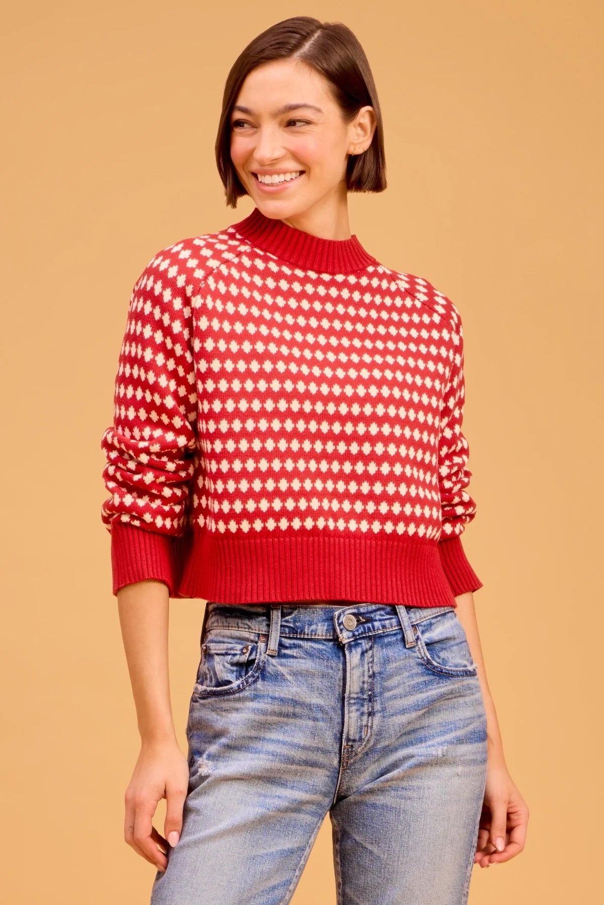 Marta Sweater- Crimson