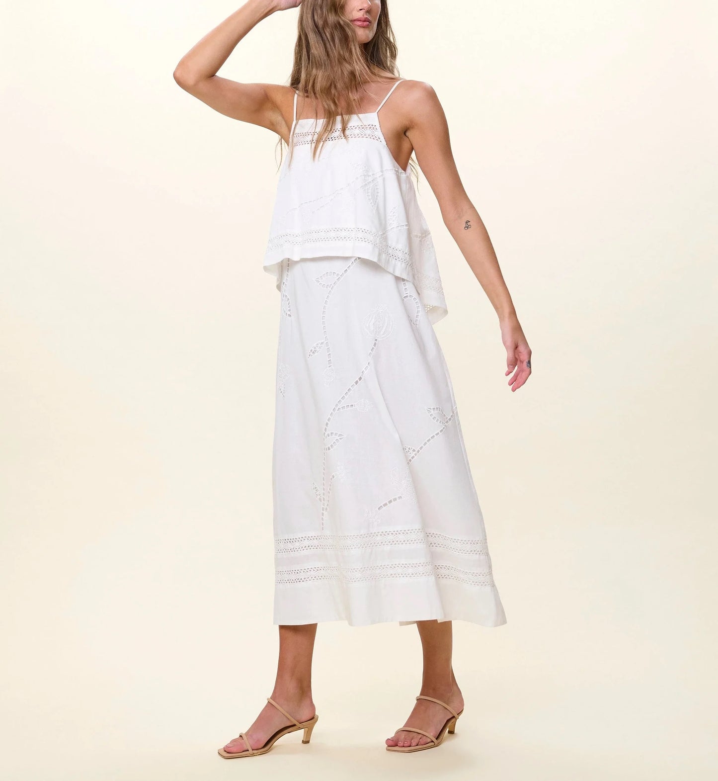 Winslow Midi Dress Ivory