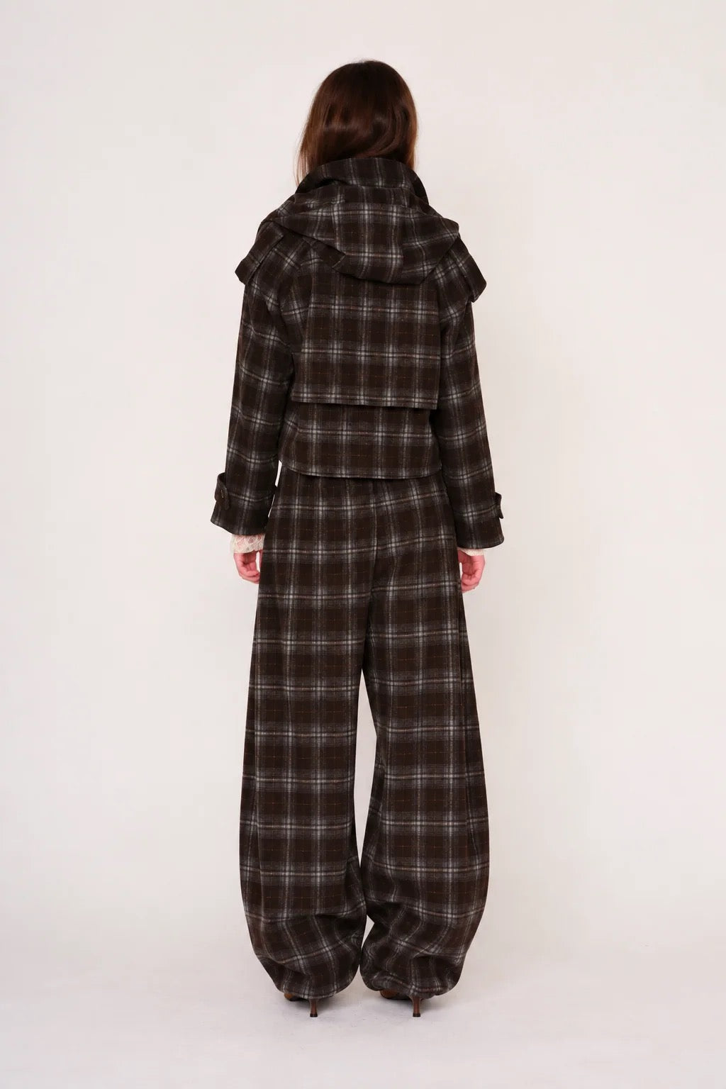 Nell Pant- Brown Flannel
