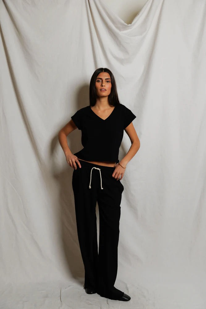 Shakira Japanese Jersey Structured Pant