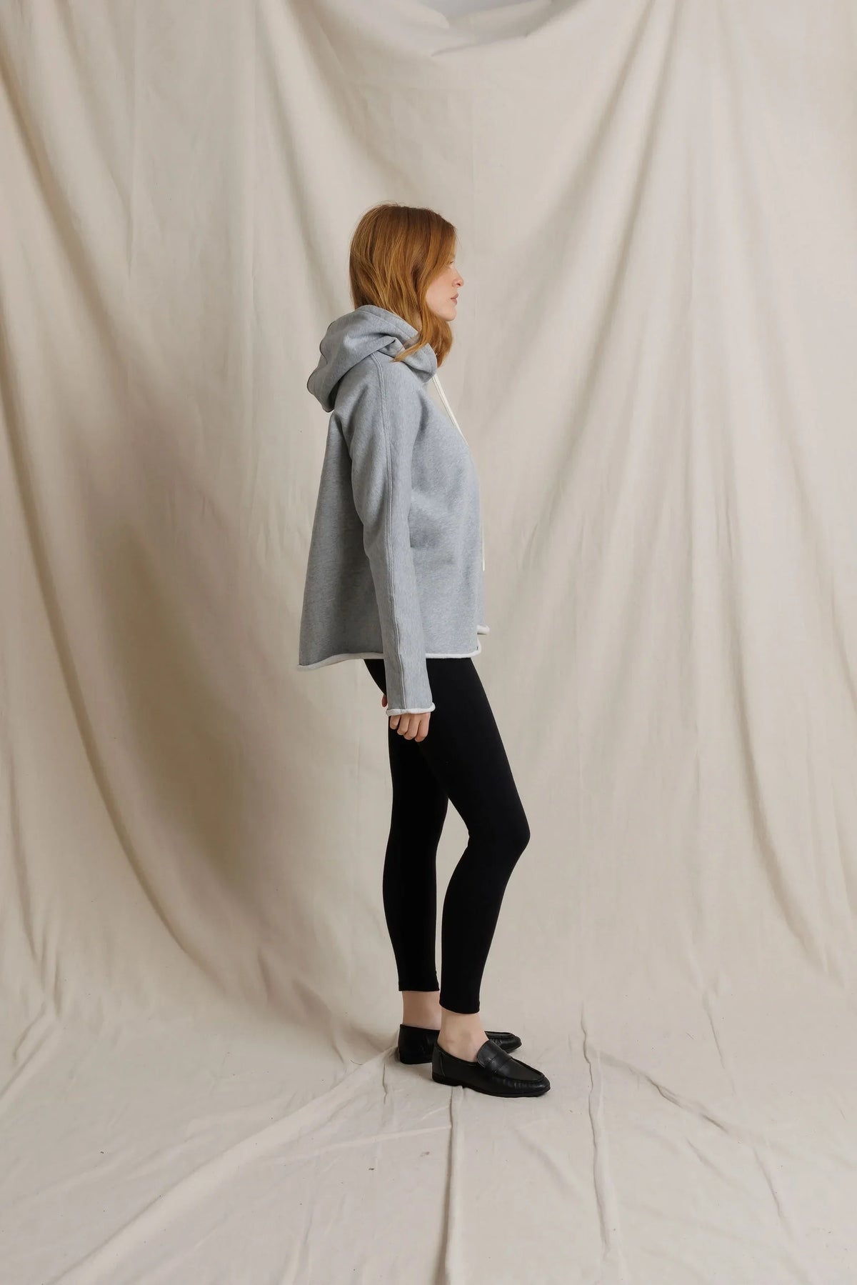 Mimi Fleece Hoodie- Heather Grey