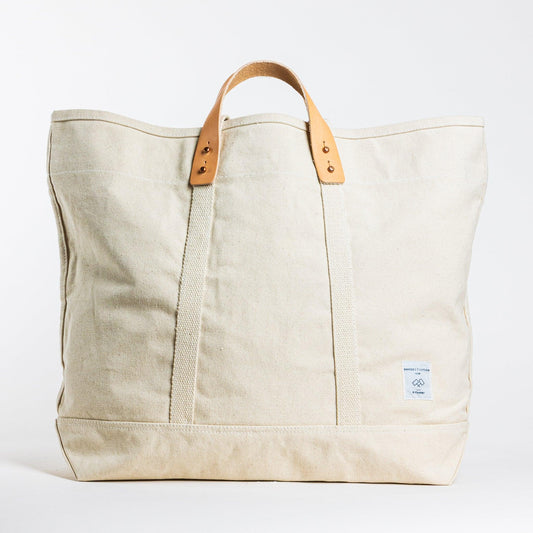 Large East West Tote Natural
