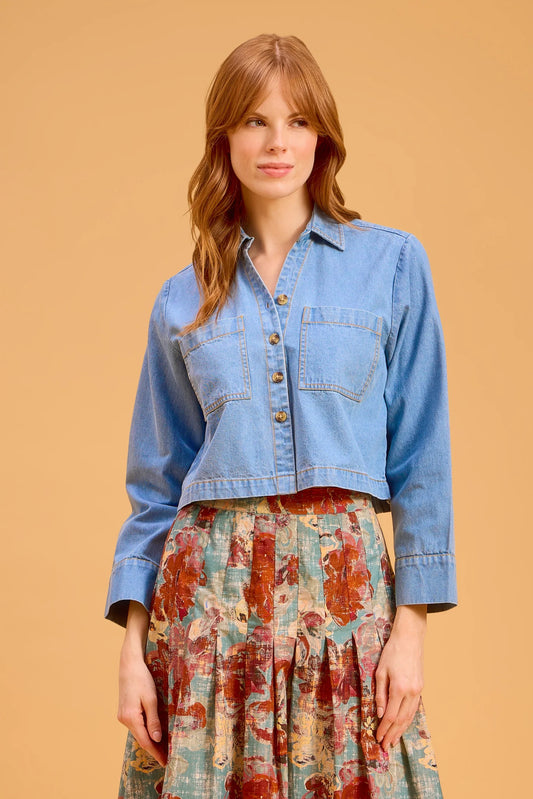 Megs Top-Denim