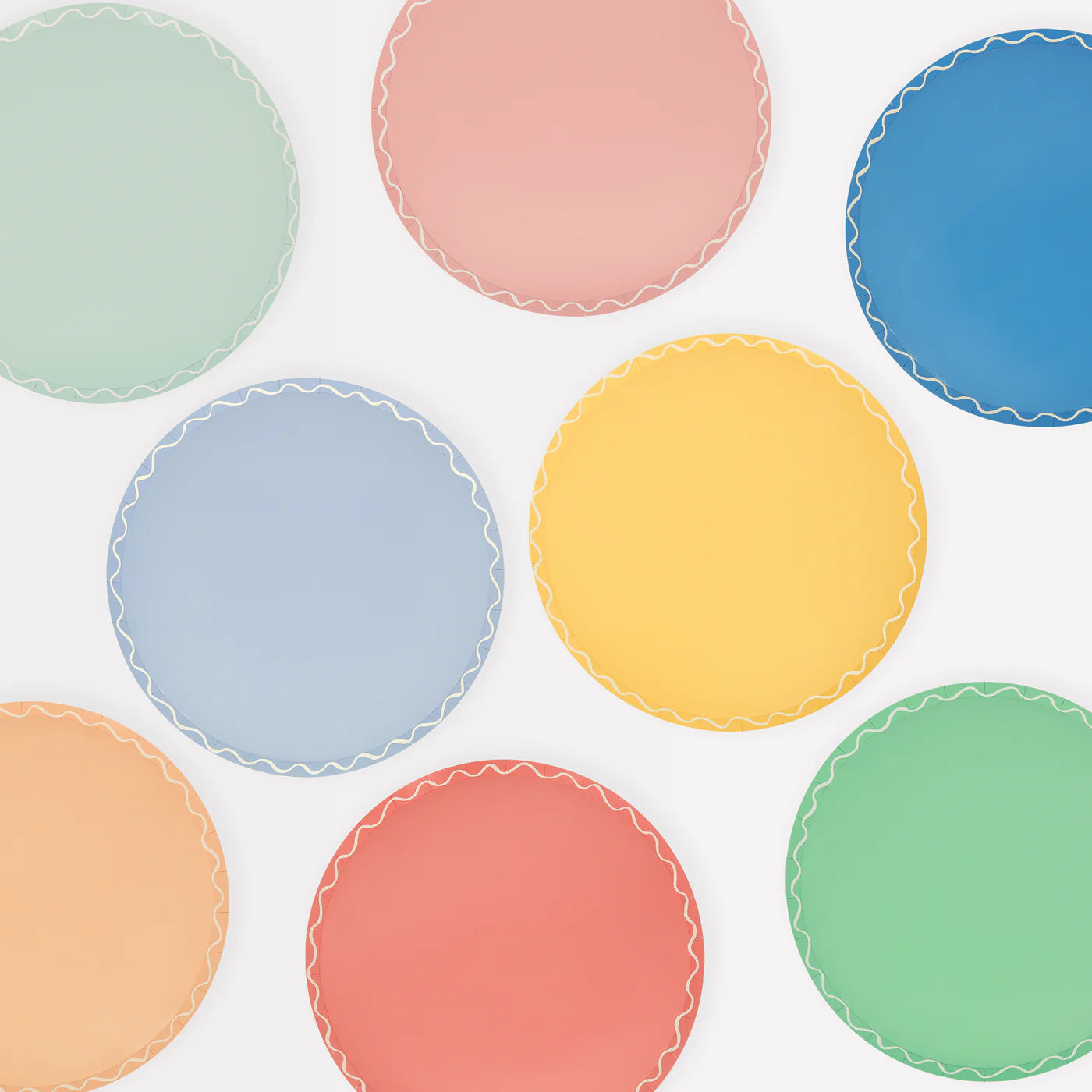 Mixed Wavy Line Side Plate