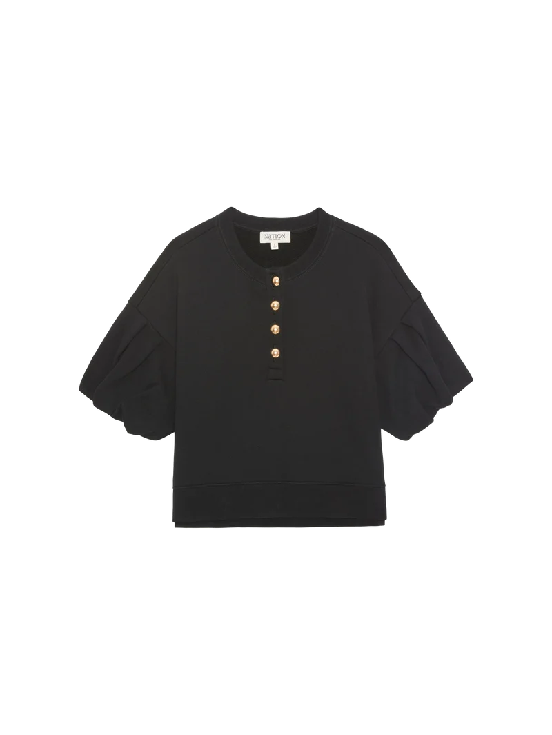 Nikki Sweatshirt- Jet Black