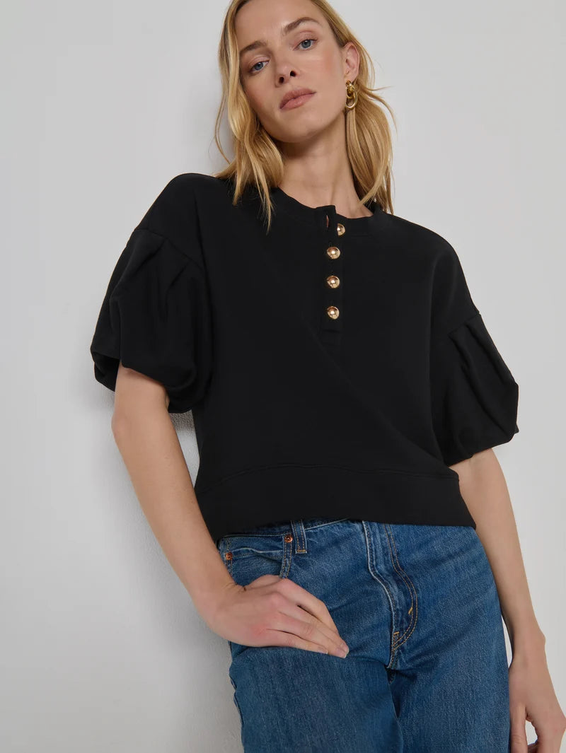Nikki Sweatshirt- Jet Black