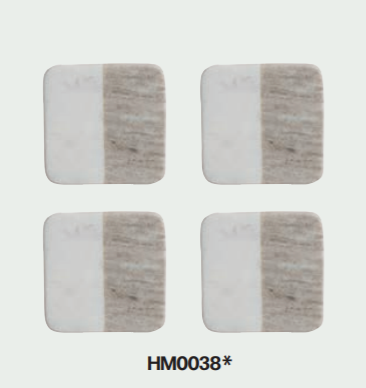 Set of 4 Marble Coasters