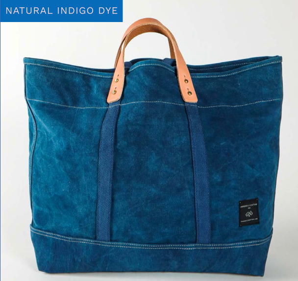 Large East West Tote Indigo